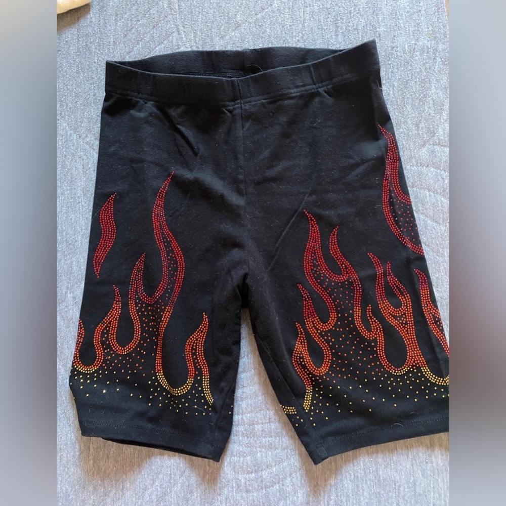 Forever 21 X Hot Cheetos Flaming Hot Biker Shorts